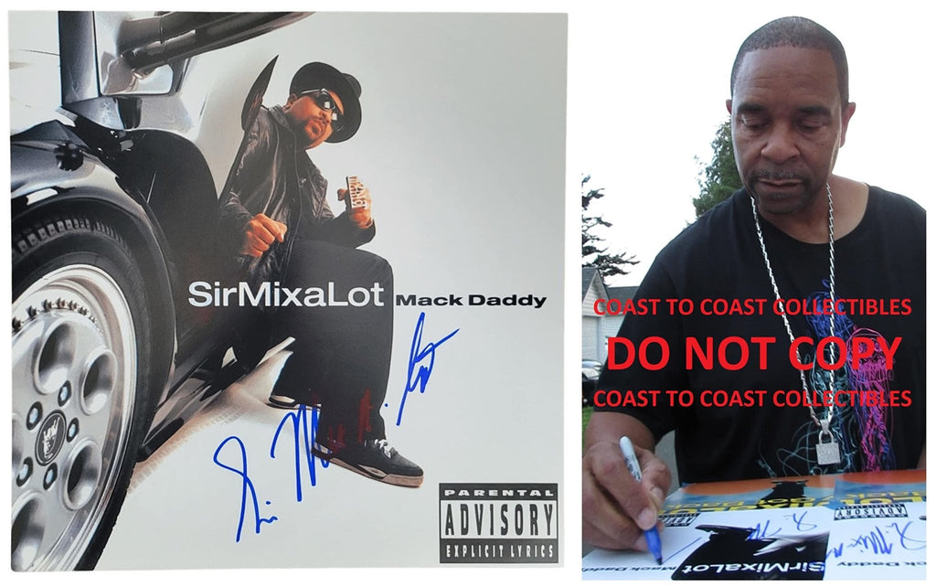 Sir Mix A Lot signed Mack Daddy 12x12 album photo COA proof autographed STAR