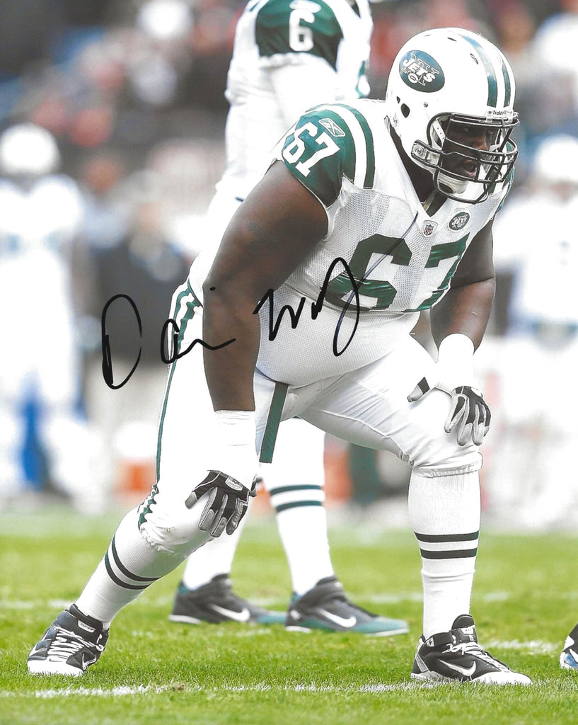 Damien Woody signed New York Jets football 8x10 photo COA proof autographed