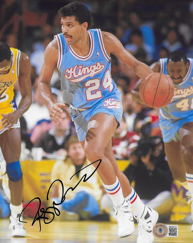 Reggie Theus signed autographed Sacramento Kings 8x10 photo proof Beckett COA