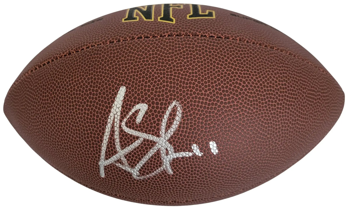 Alex Smith Signed Football Proof COA Autographed Washington Chiefs 49ers Utah