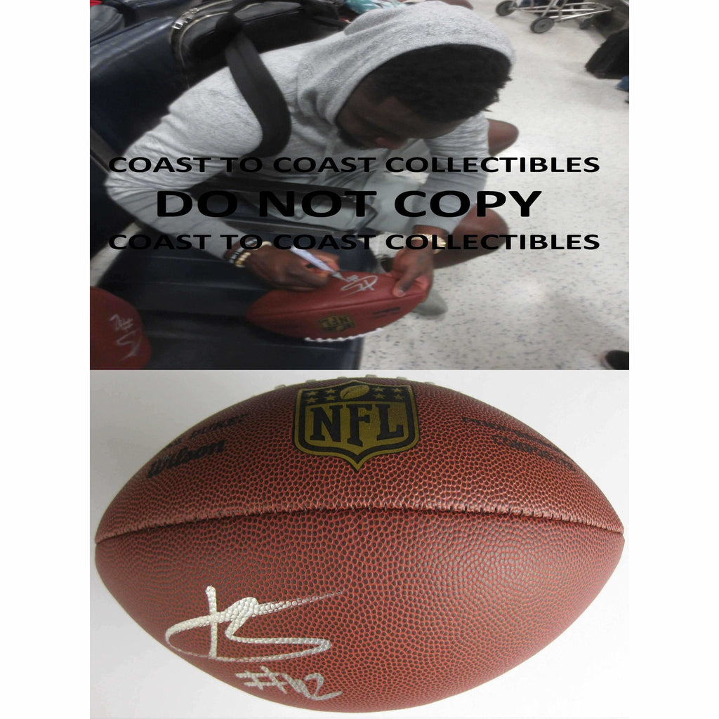 Karl Joseph, Oakland Raiders, West Virginia, Signed, Autographed, NFL Duke Football, a COA with the Proof Photo of Karl Signing Will Be Included