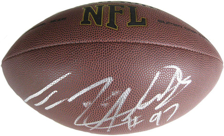 Lorenzo Alexander Buffalo Bills Cal Golden Bears signed autographed football proof COA