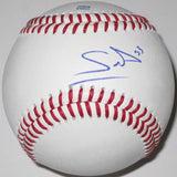 Sean Manaea Oakland Athletics A's signed autographed baseball COA exact proof