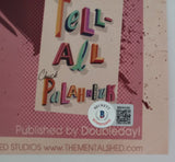 Chuck Palahniuk signed 12x18 Tell All movie poster photo Beckett COA exact proof STAR.