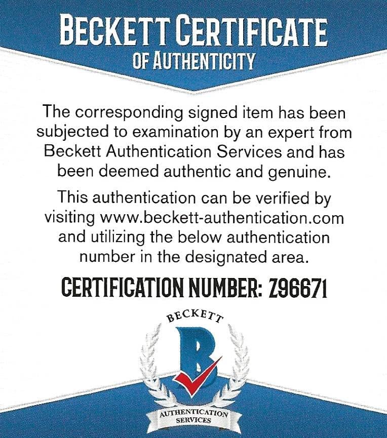 Randy White Cowboys SB MVP signed NFL football proof Beckett COA autographed