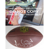 Malcolm Smith, 49ers, Seattle Seahawks, Oakland Raiders, SB MVP, Signed, Autographed, NFL Duke Football, a COA with the Proof Photo of Malcolm Signing the Football Will Be Included-