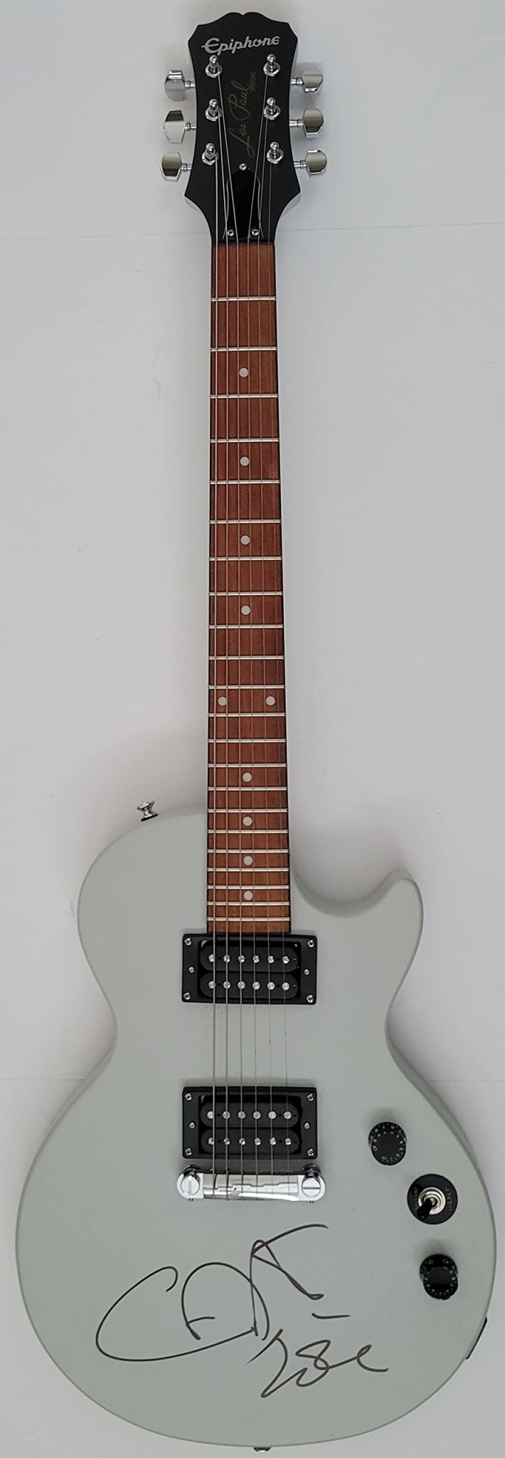 Carlos Santana signed Epiphone Les Paul guitar exact proof COA autographed star Rare.