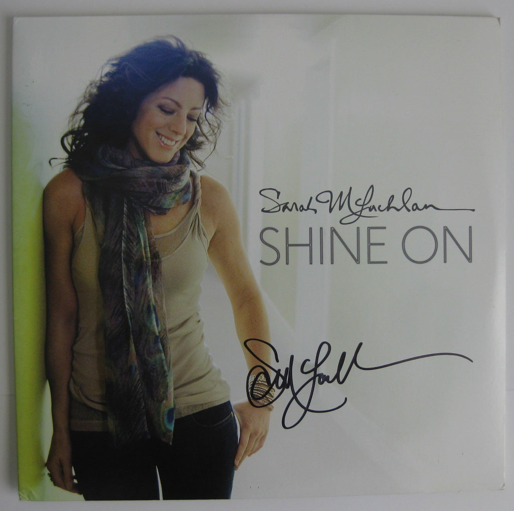 Sarah McLachlan autographed Shine On Album vinyl record exact Proof Beckett COA STAR