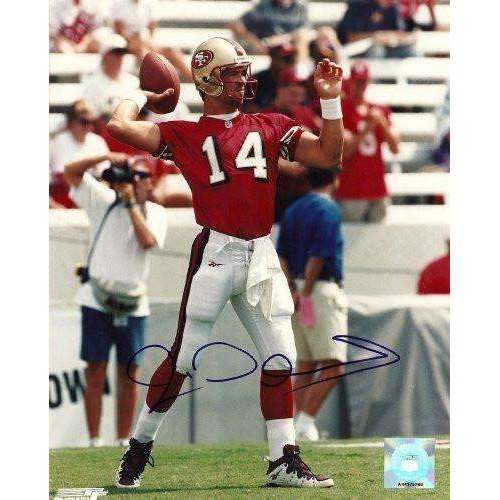 JIM DRUCKENMILLER,SAN FRANCISCO 49ERS,NINERS,VIRGINIA TECH,SIGNED,AUTOGRAPHED,8X10 PHOTO,COA, RARE HARD PHOTO TO FIND