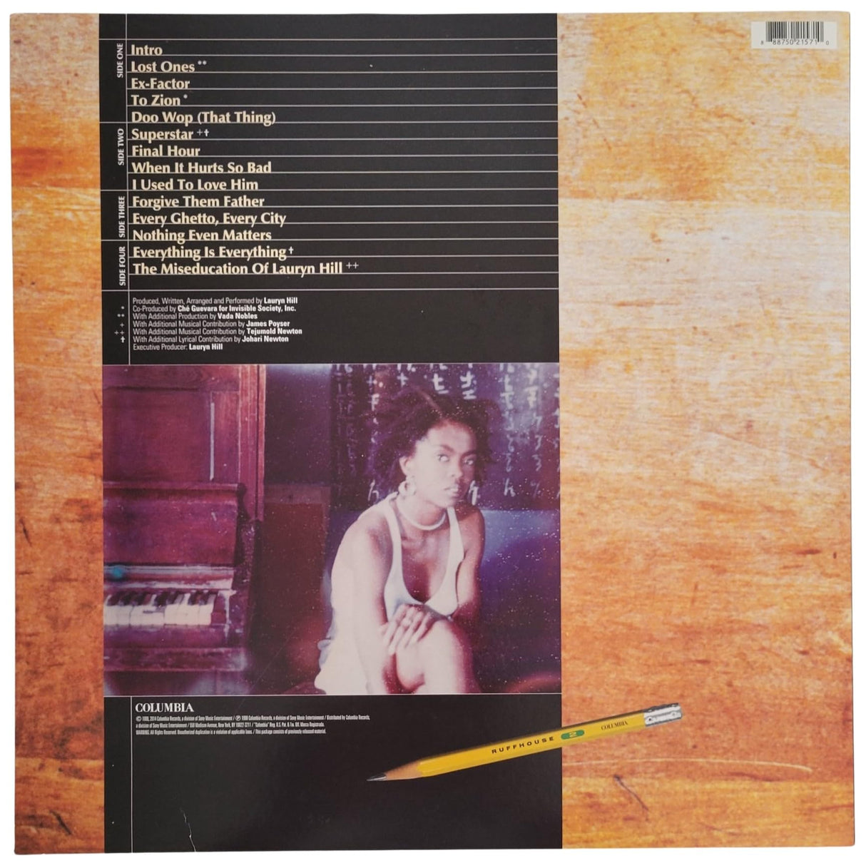 Lauryn Hill Signed The Miseducation Album Proof COA Autographed Vinyl Record