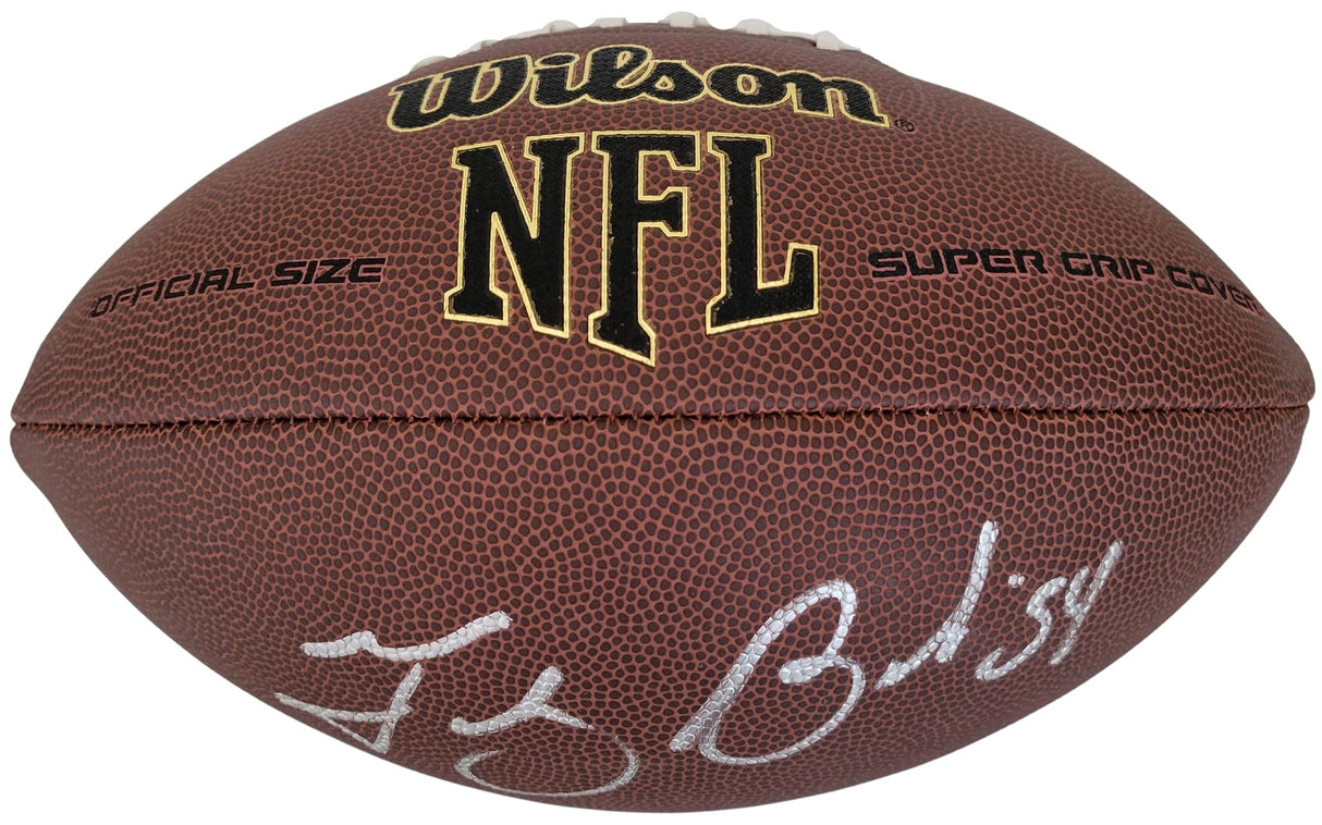 Tedy Bruschi New England Patriots signed NFL football proof COA autographed