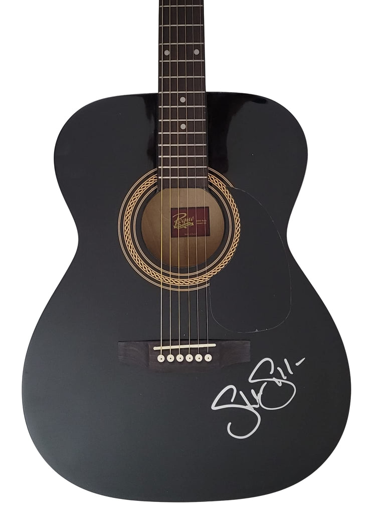 Stephen Stills music star signed acoustic guitar COA exact proof autographed star
