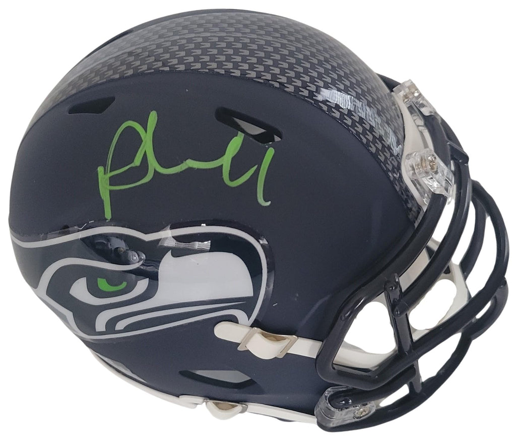 Pete Carroll signed Seattle Seahawks mini football helmet proof COA. autographed