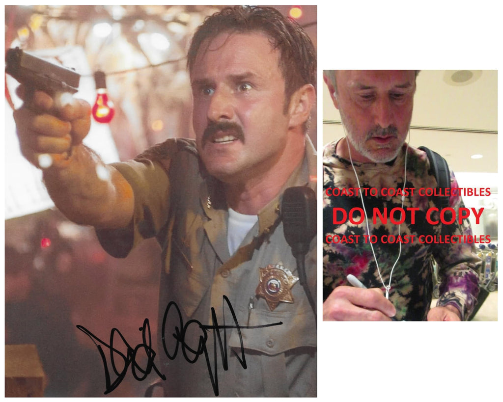 David Arquette Scream actor signed 8x10 photo COA exact proof autographed STAR