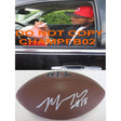 Louis Murphy, New York Giants, Oakland Raiders, Flordia Gators, Signed, Autographed, NFL Football, a COA with the Proof Photo of Louis Signing Will Be Included