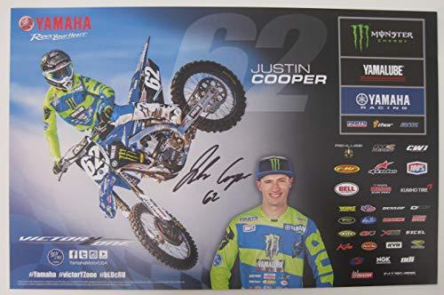 Justin Cooper, Supercross, Motocross, Signed, Autographed, 11x17 Poster, COA Will Be Included.
