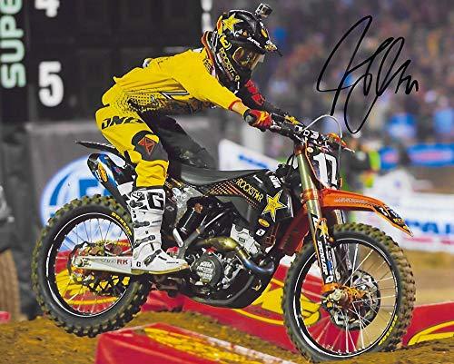 Jason Anderson motocross, supercross signed autographed 8x10 photo, proof COA