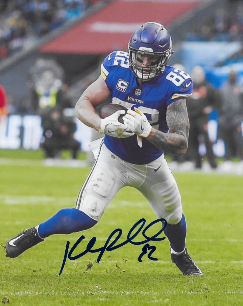 Kyle Rudolph Signed 8x10 Photo COA Proof Minnesota Vikings Football Autographed,