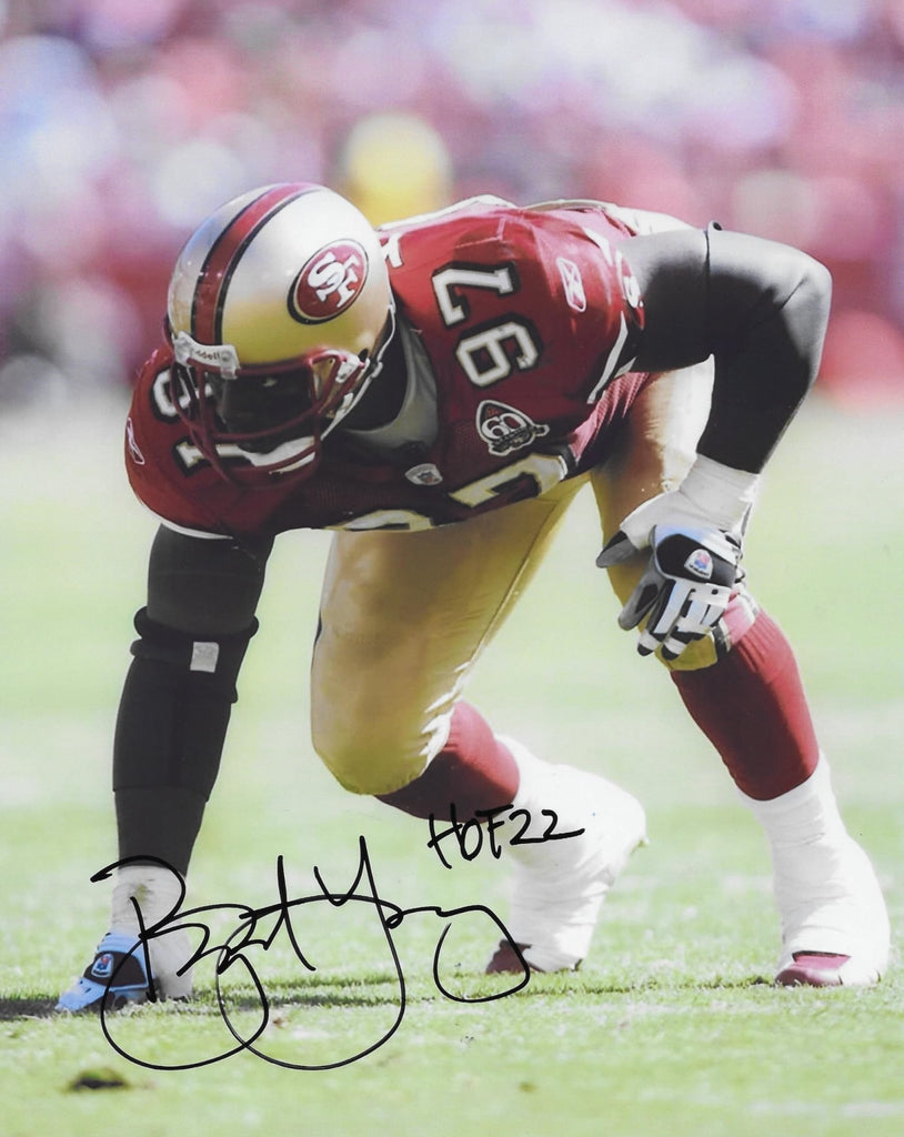 Bryant Young Signed 8x10 Photo Proof COA autograph San Francisco 49ers football