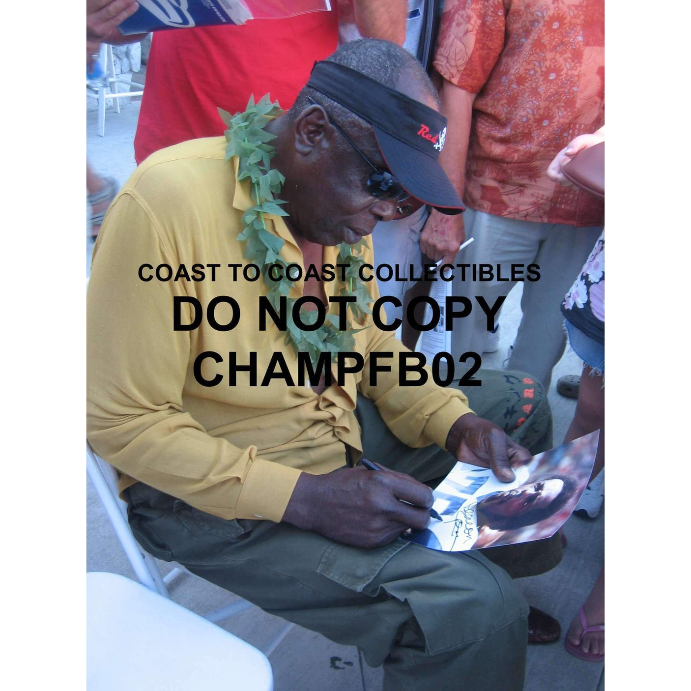 Deacon Jones, Los Angles, Rams, San Diego Chargers, Hall of Fame, Hof, Signed, Autographed,8x10 Photo, a Coa with the Proof Photo Will Be Included with the Photo