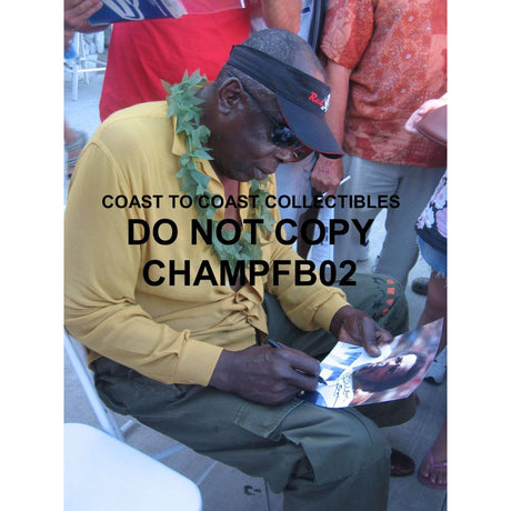 Deacon Jones, Los Angles, Rams, San Diego Chargers, Hall of Fame, Hof, Signed, Autographed,8x10 Photo, a Coa with the Proof Photo Will Be Included with the Photo