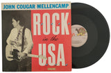 John Cougar Mellencamp signed Rock in the USA album vinyl record COA proof autograph STAR