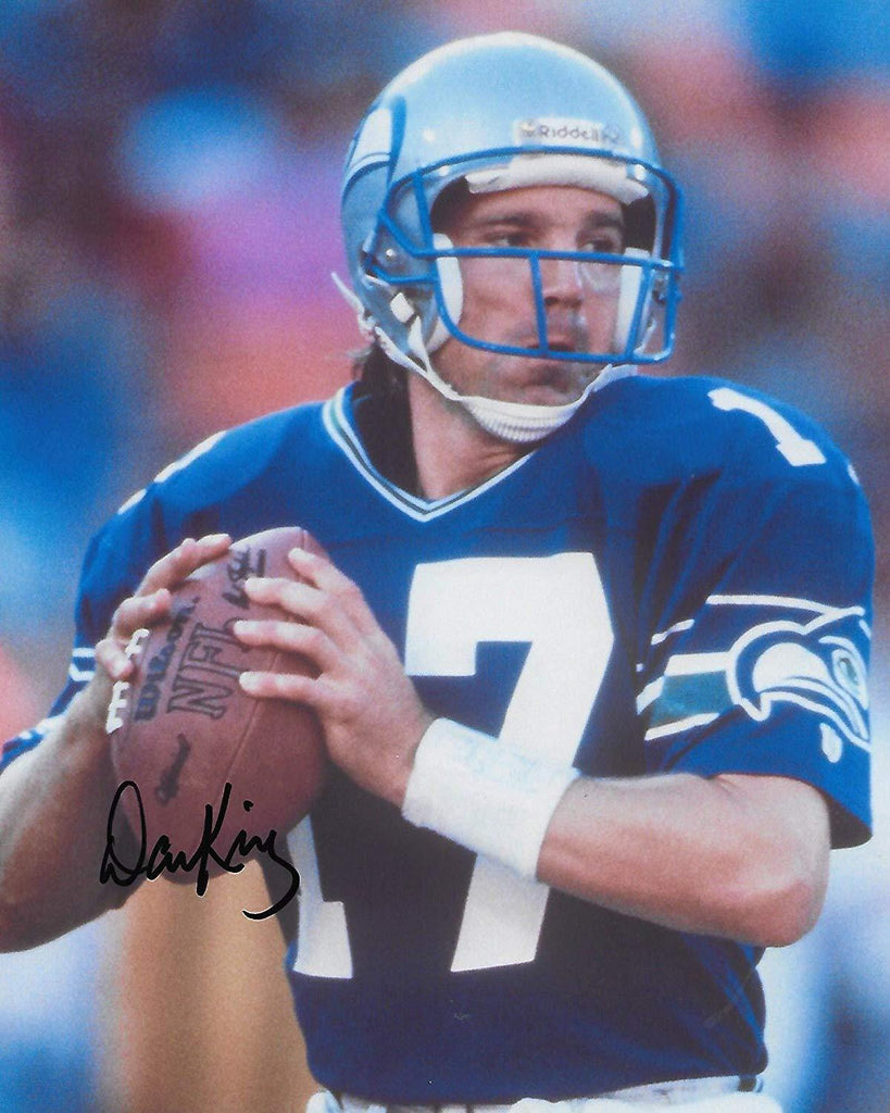 Dave Krieg, Seattle Seahawks, signed, autographed, 8x10 photo. COA proof