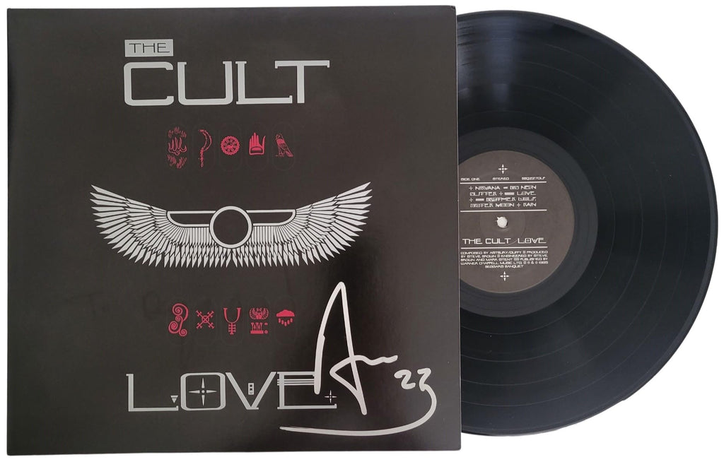 Ian Astbury Signed The Cult Love Album COA Exact Proof Autographed Vinyl Record