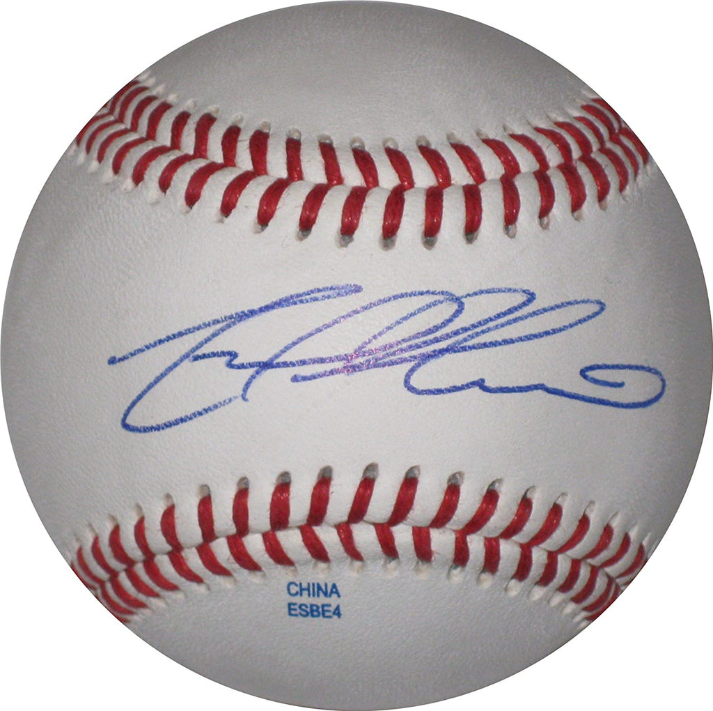 Yovani Gallardo Milwaukee Brewers Rangers signed autographed baseball COA proof