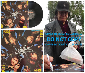 Gene Simmons Signed Kiss Crazy Nights Album COA Proof Autographed Vinyl Record
