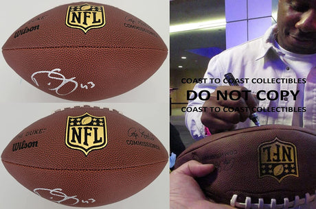 Darren Sproles Philadelphia Eagles Saints signed Duke football COA proof autographed