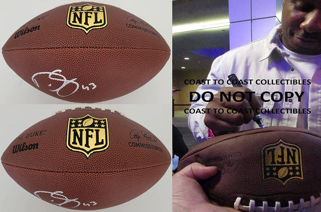 Darren Sproles Philadelphia Eagles Saints signed Duke football COA proof autographed