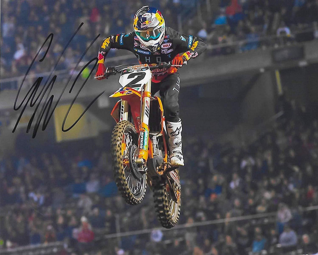 Cooper Webb, Supercross, Motocross, signed, autographed, 8x10 photo= COA with proof