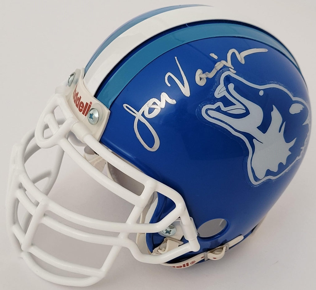 Jon Voight Signed Varsity Blues Texas Coyotes Mini Helmet Proof COA Bud Kilmer STAR