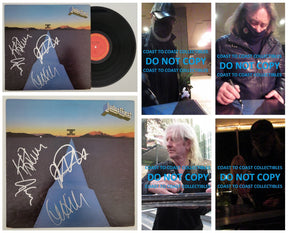 Halford Tipton Hill Downing signed Judas Priest Point of Entry album COA proof star