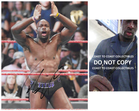 Titus O'Neil HOF WWE Wrestler Signed 8x10 Photo Proof COA Autographed