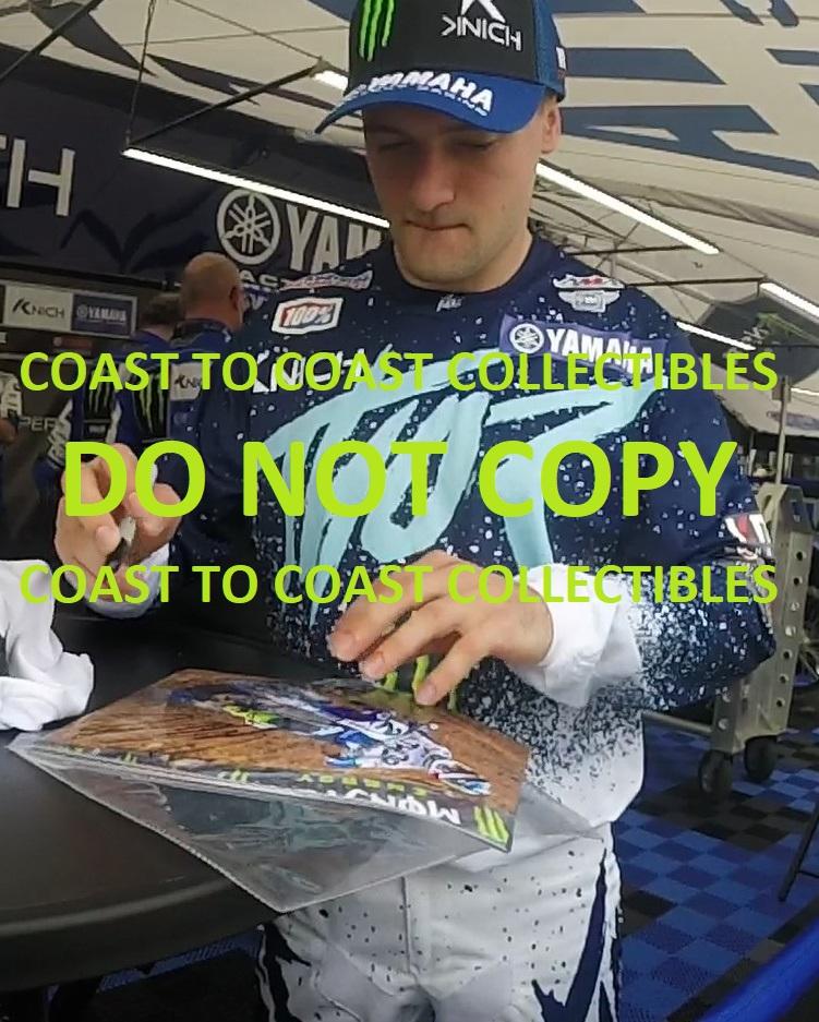 Cooper Webb, Supercross, Motocross, Freestyle Motocross, Signed, Autographed, 8X10 Photo, a COA with the Proof Photo of Cooper Signing Will Be Included,