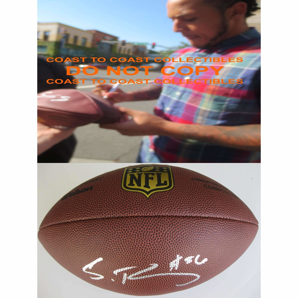 Shane Ray, Denver Broncos, Missouri, Signed, Autographed, NFL Duke Football, a COA with the Proof Photo of Shane Signing Will Be Included
