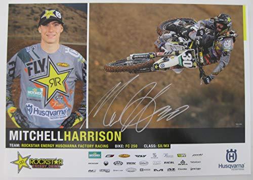 Mitchell Harrison, Supercross, Motocross, Signed, Autographed, 11x17 Poster, COA Will Be Included,
