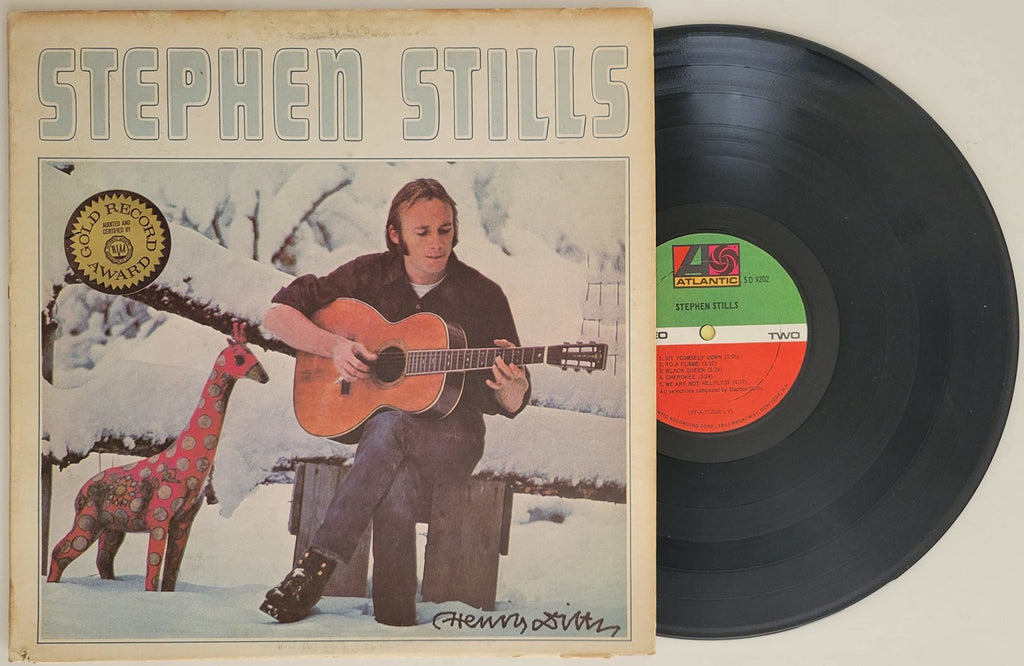 Henry Diltz signed Stephen Stills album vinyl record COA exact proof autographed STAR