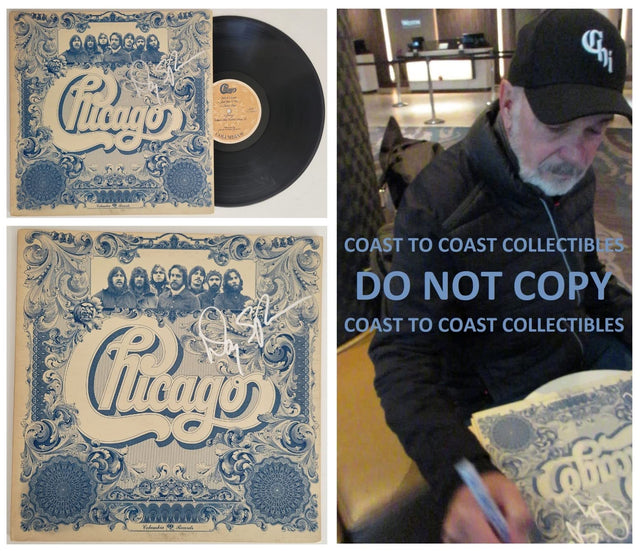 Danny Seraphine signed Chicago VI album vinyl record COA exact proof autographed STAR