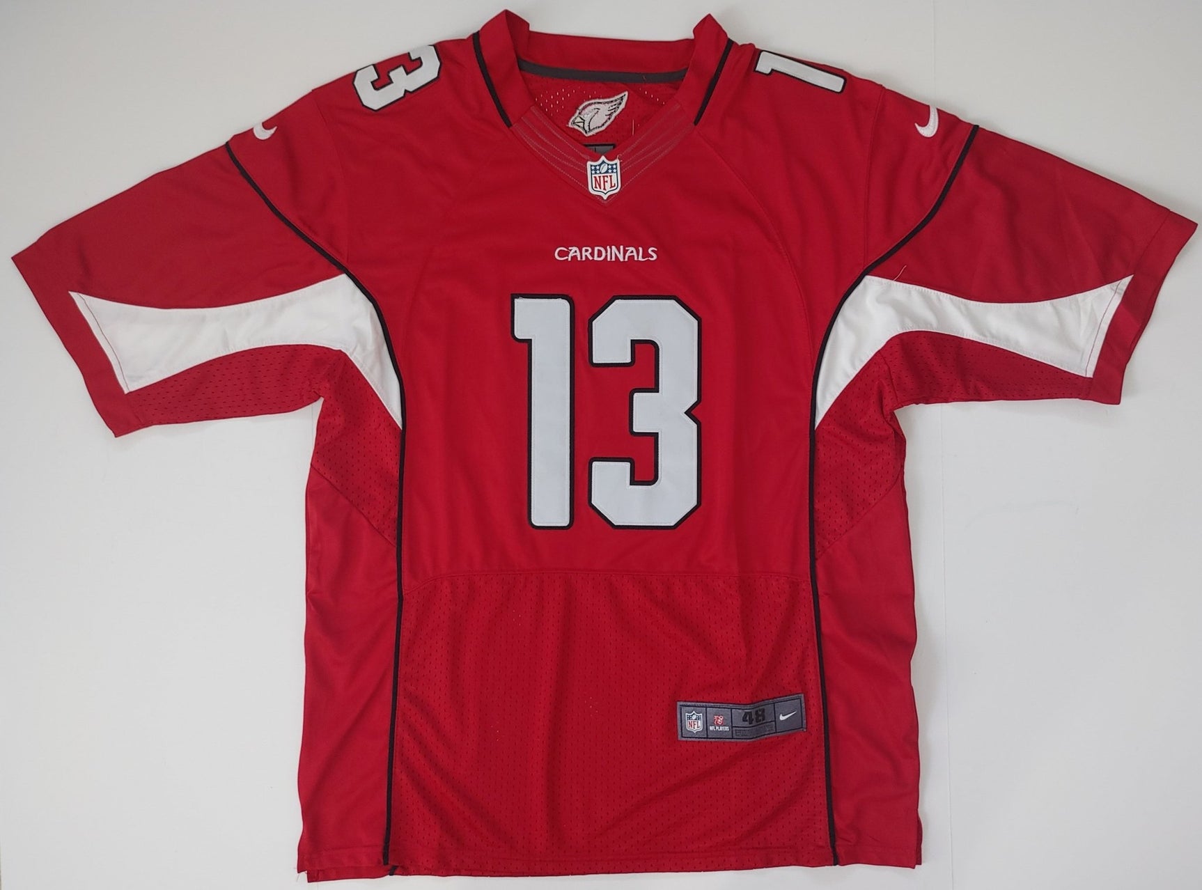 Kurt Warner signed Arizona Cardinals football Jersey proof Beckett COA autographed