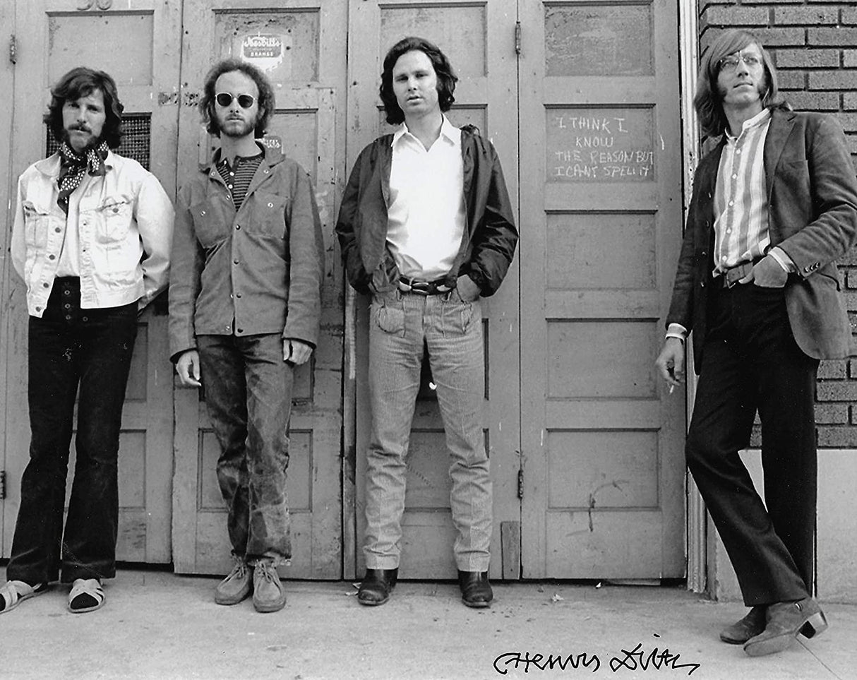 Henry Diltz Rock photographer signed 8x10 The Doors photo Proof COA STAR
