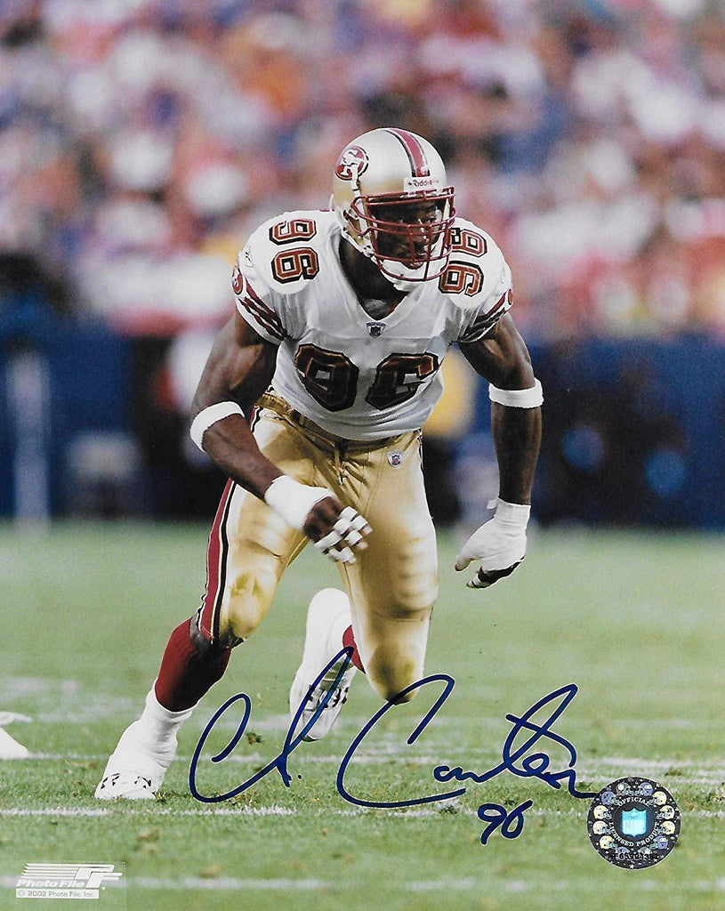 Andre Carter San Francisco 49ers signed autographed, 8x10 Photo, COA will be included'