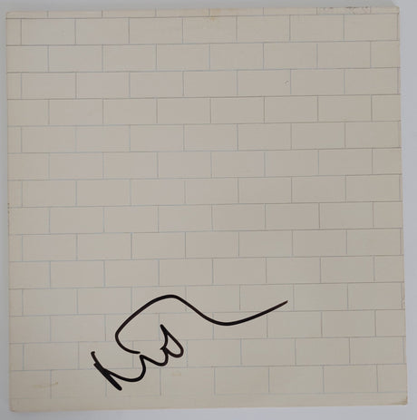 Nick Mason autographed Pink Floyd The Wall album record exact proof Beckett COA STAR