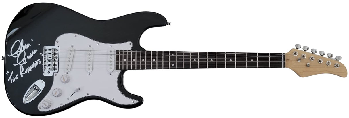 Cherie Currie The Runaway signed electric guitar COA proof Cherry Bomb autographed STAR