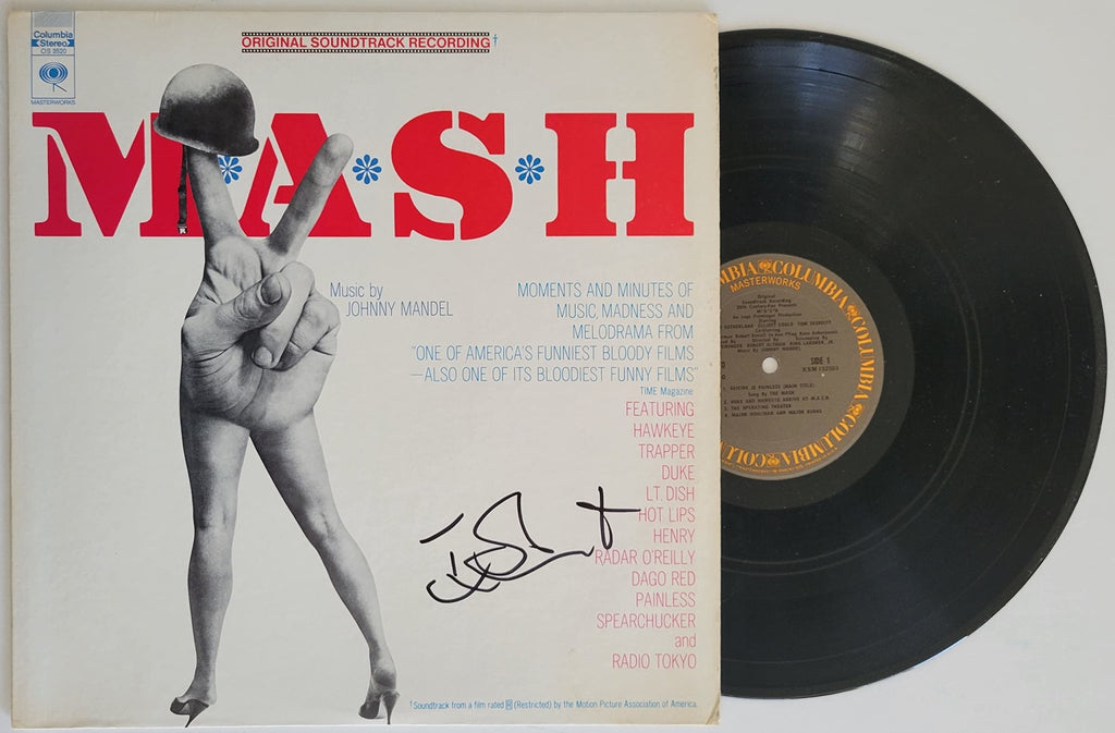 Tom Skerrit signed Mash Soundtrack album vinyl LP exact proof COA autographed STAR