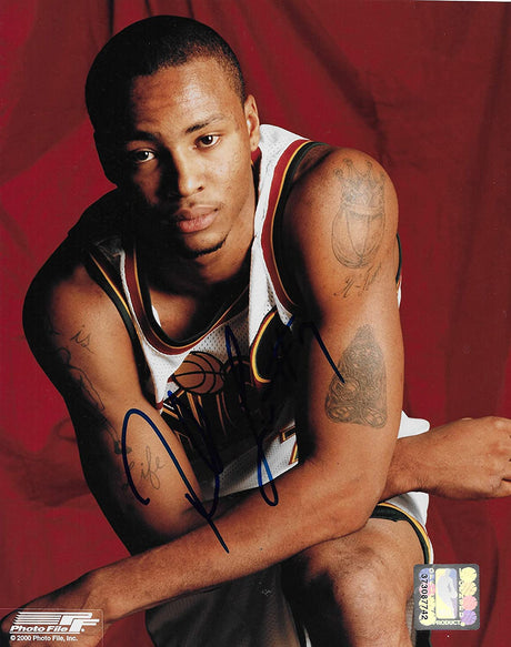 Rashard Lewis Seattle Supersonics signed basketball 8x10 photo COA