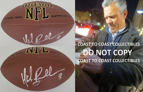 Mark Brunell Jacksonville Jaguars Huskies signed NFL football proof COA autographed