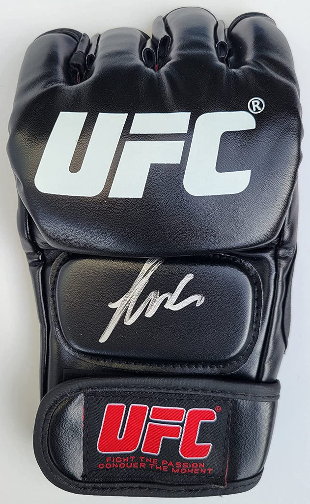 Cris Cyborg UFC Champion signed autographed UFC glove proof Beckett COA